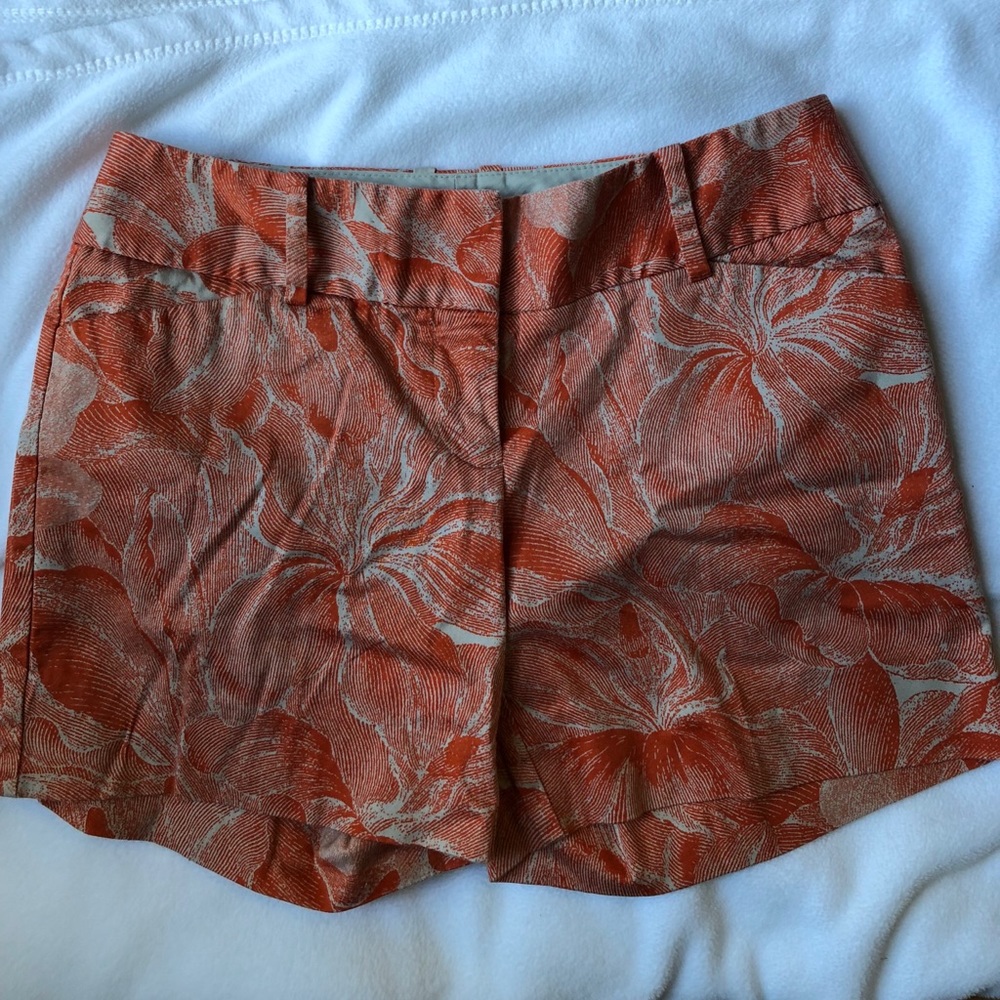 The Limited Drew Fit Orange Shorts